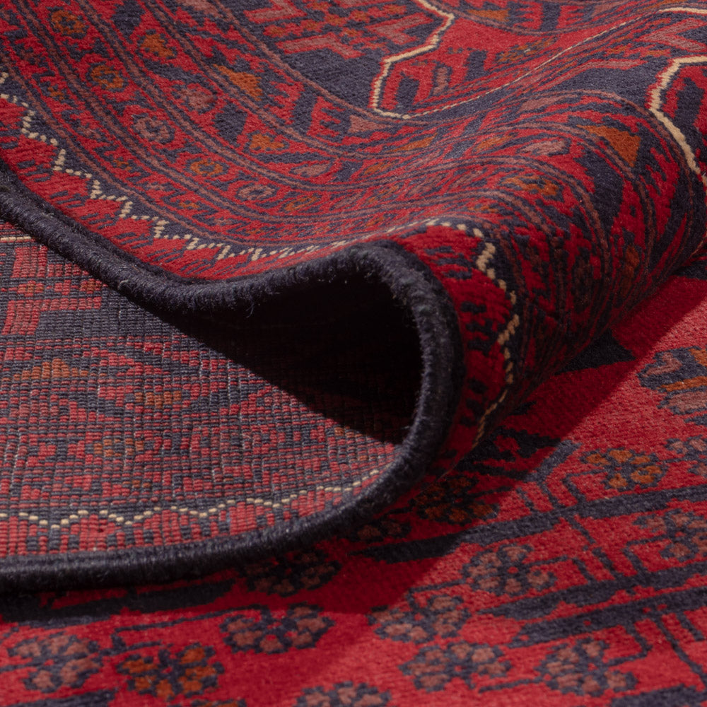Afghan Teppich - Kunduz - 349 x 253 cm - rot