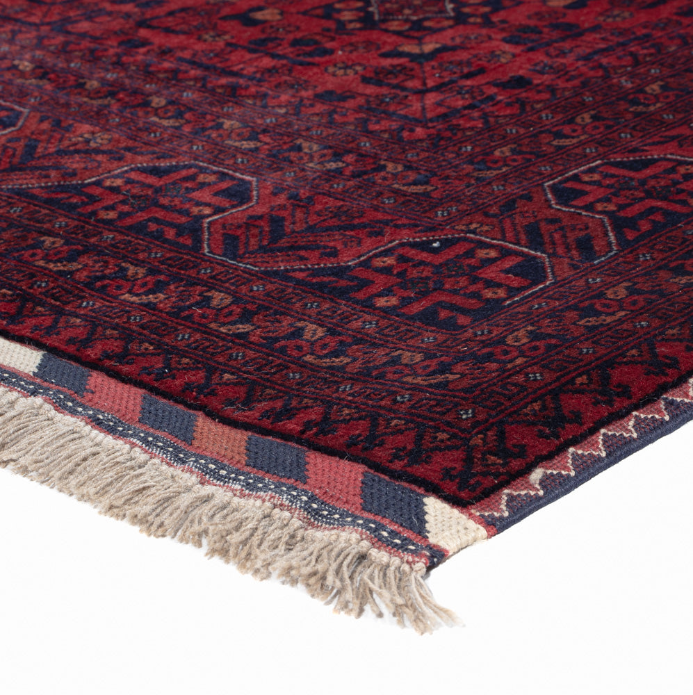 Afghan Teppich - Royal - 200 x 151 cm - rot