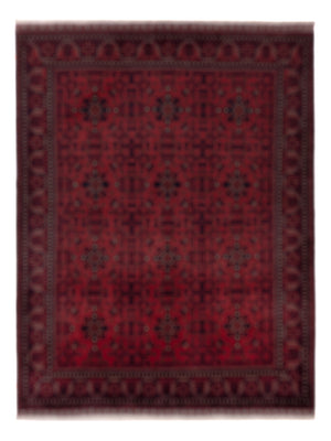 Afghan Teppich - Royal - 195 x 154 cm - rot
