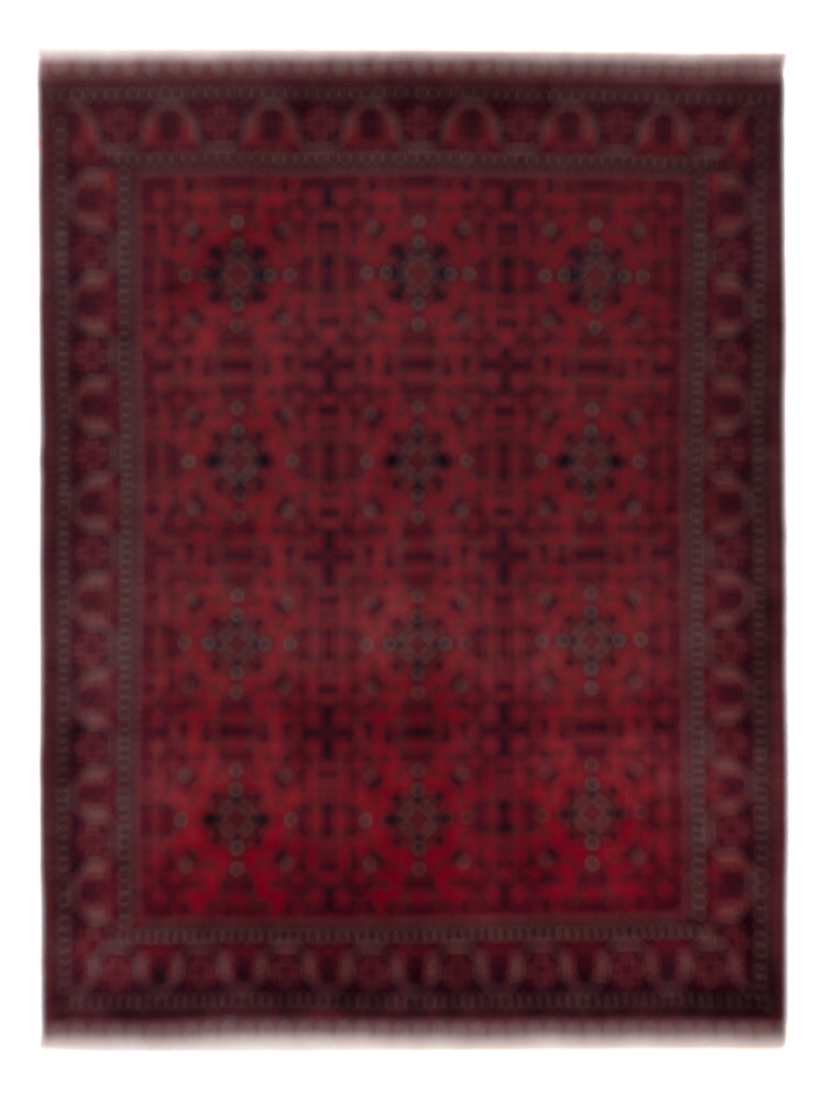 Afghan Teppich - Royal - 195 x 154 cm - rot