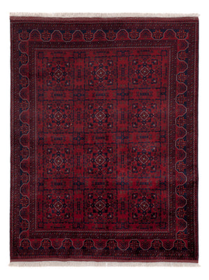 Afghan Teppich - Royal - 195 x 151 cm - rot