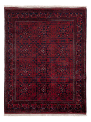 Afghan Teppich - Royal - 195 x 151 cm - rot