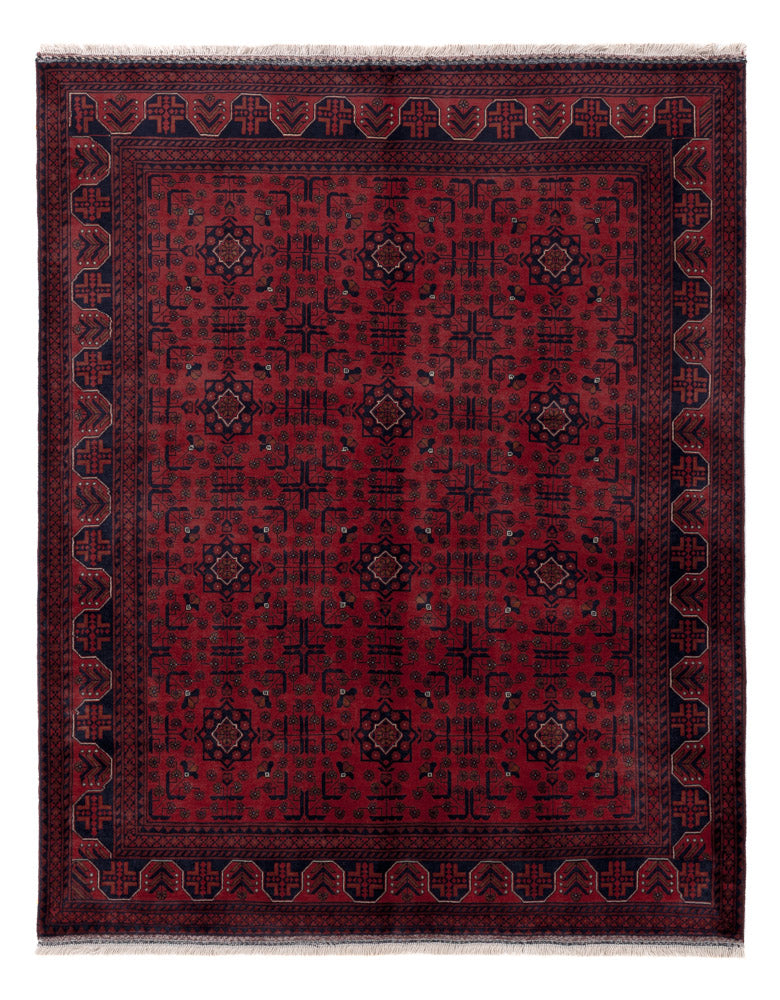 Afghan Teppich - Royal - 191 x 151 cm - rot