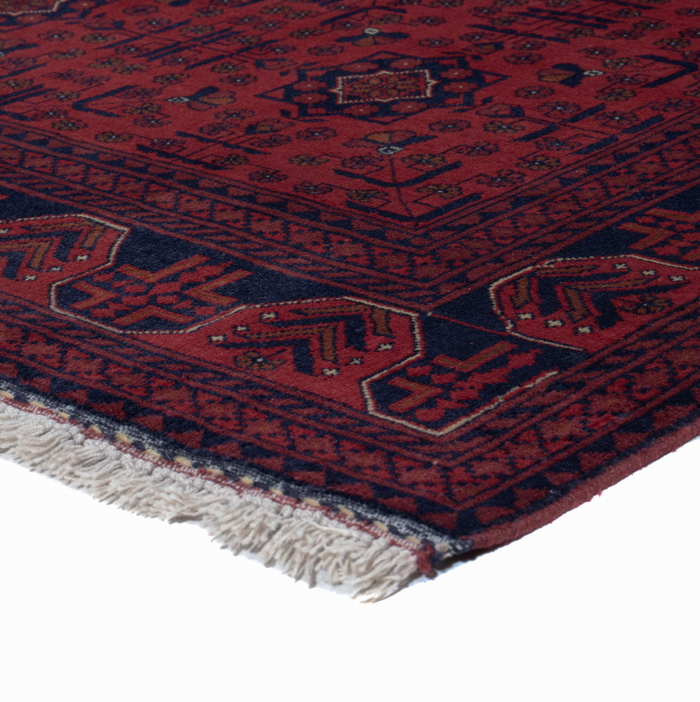 Afghan Teppich - Royal - 191 x 151 cm - rot