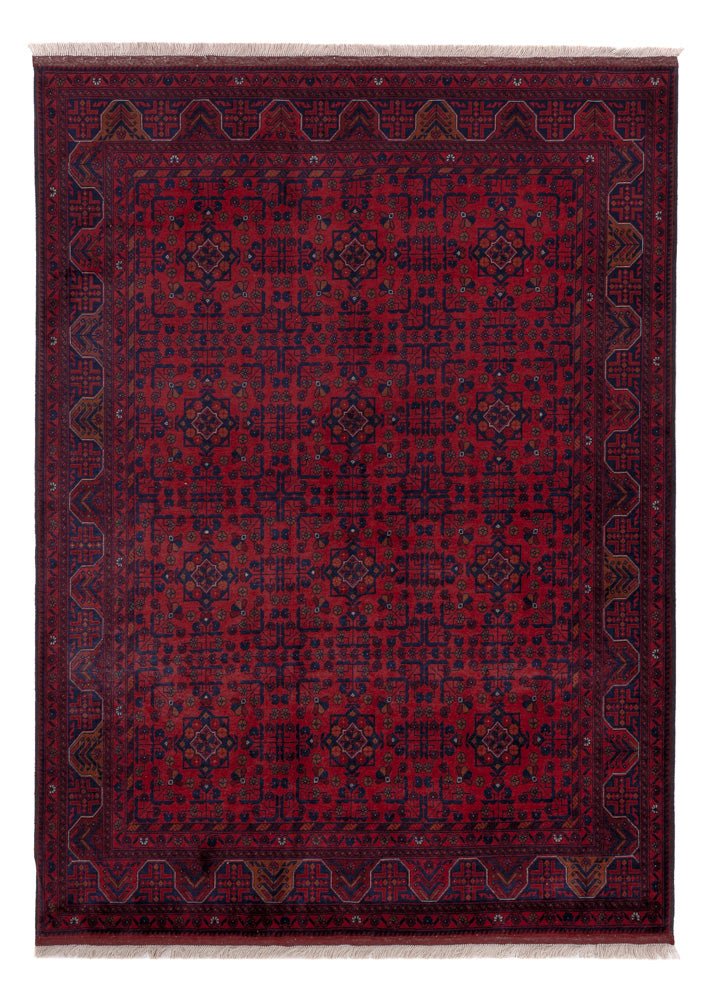 Afghan Teppich - Royal - 203 x 147 cm - rot