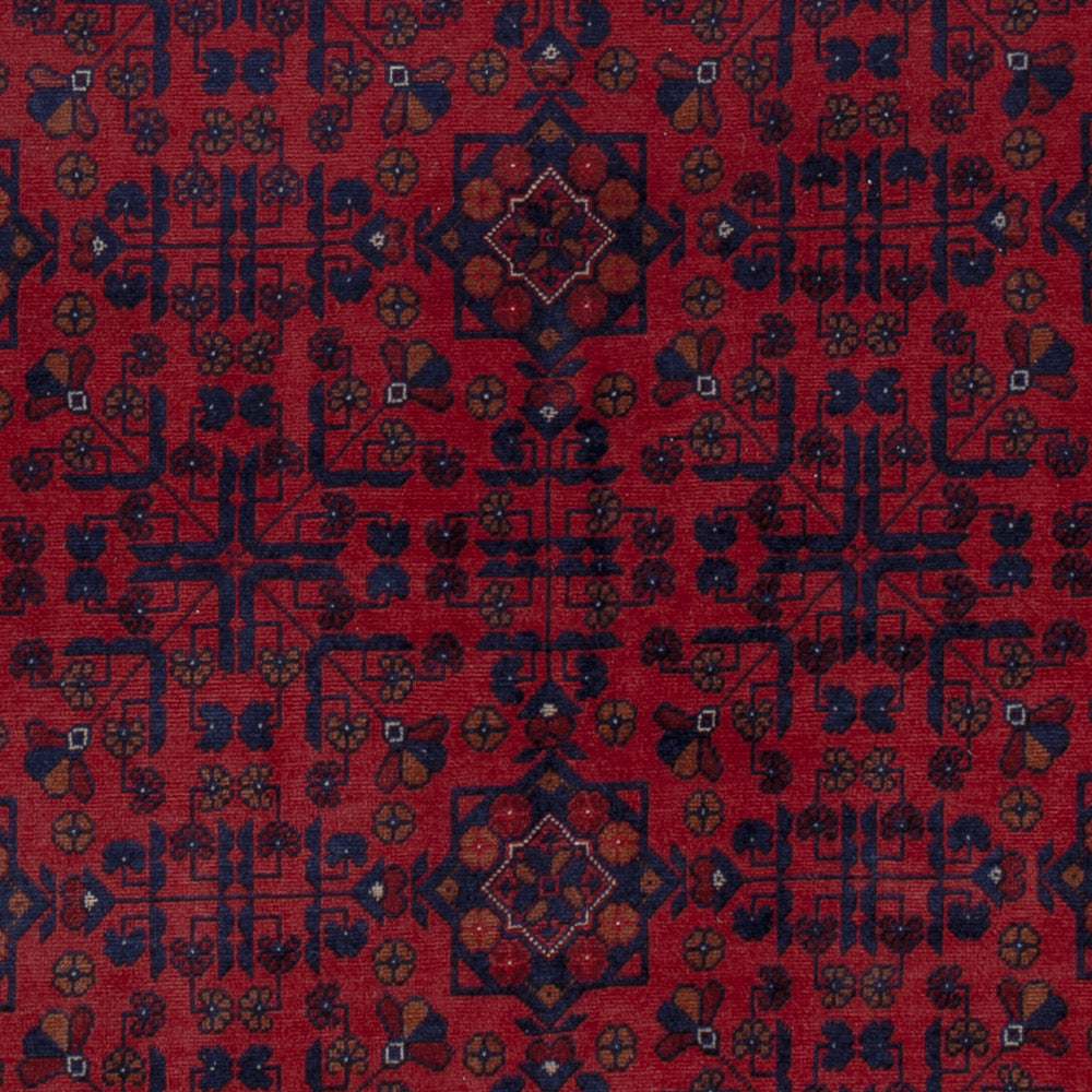 Afghan Teppich - Royal - 203 x 147 cm - rot