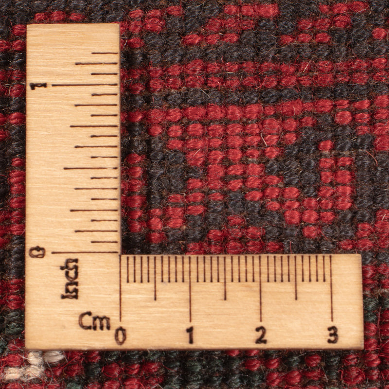 Afghan Teppich - Kunduz - 222 x 150 cm - rot