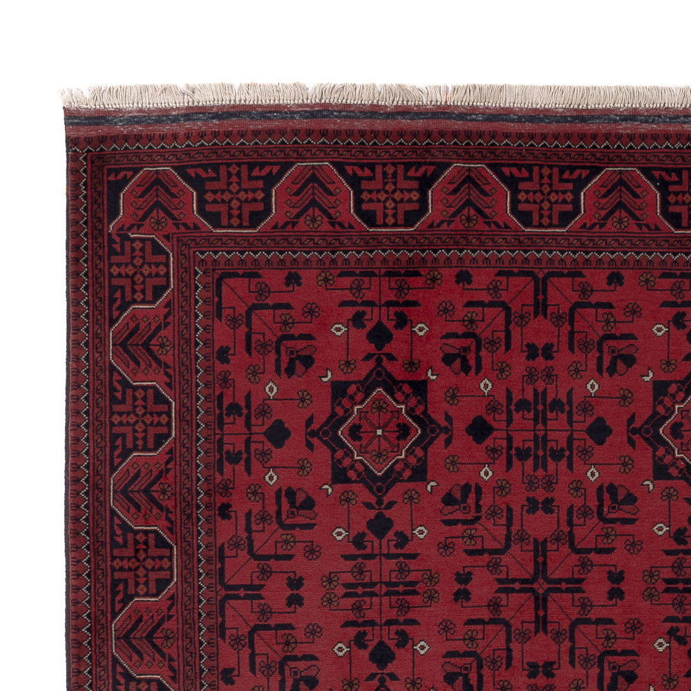 Afghan Teppich - Royal - 193 x 149 cm - rot