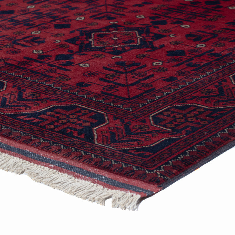 Afghan Teppich - Royal - 193 x 149 cm - rot
