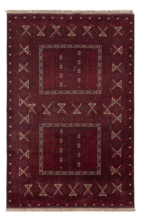 Afghan Teppich - 249 x 160 cm - rot