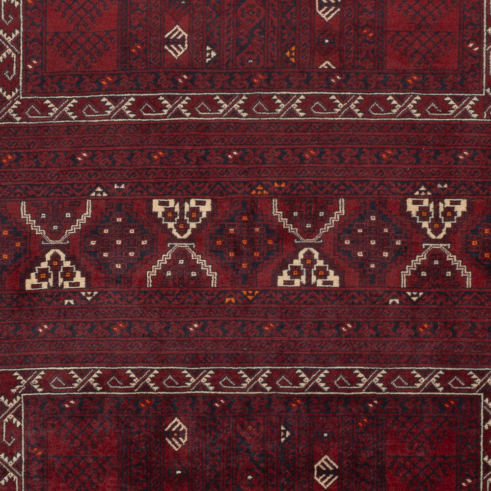 Afghan Teppich - 249 x 160 cm - rot