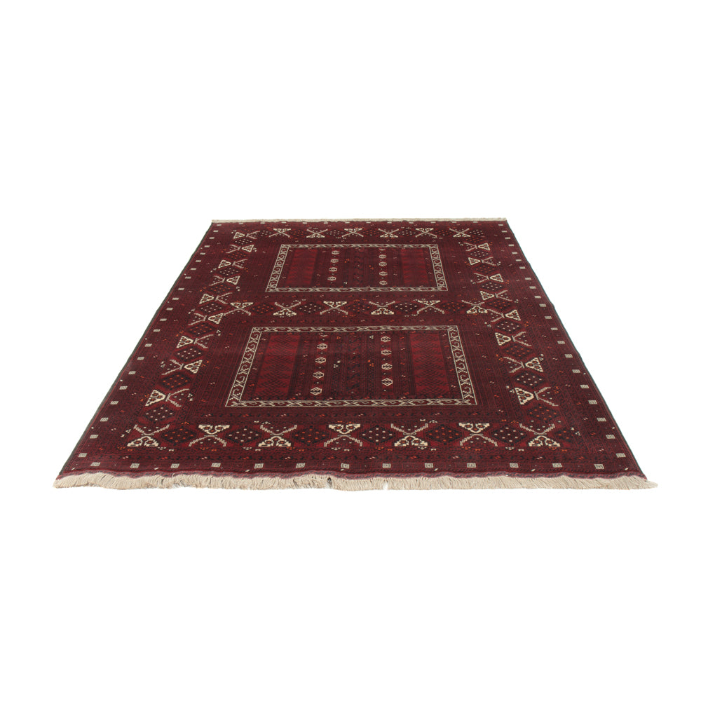 Afghan Teppich - 249 x 160 cm - rot
