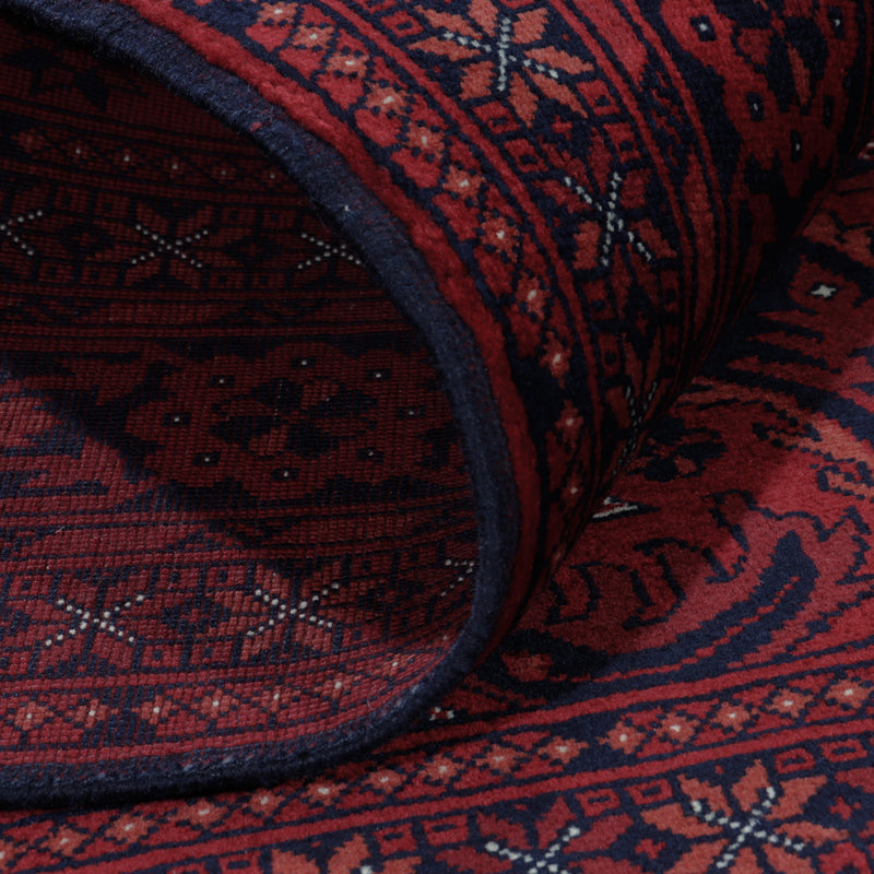 Afghan Teppich - Royal - 187 x 150 cm - rot