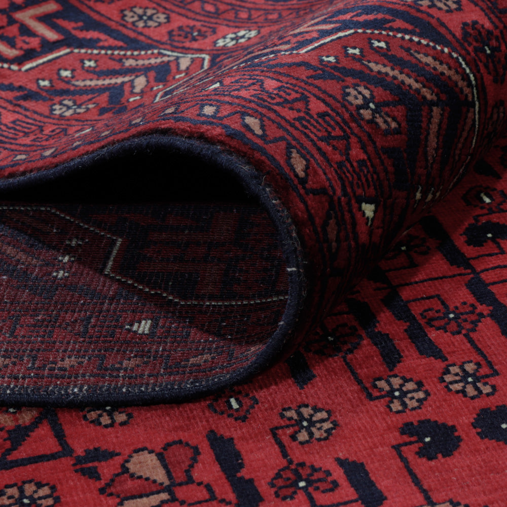 Afghan Teppich - Royal - 191 x 148 cm - rot