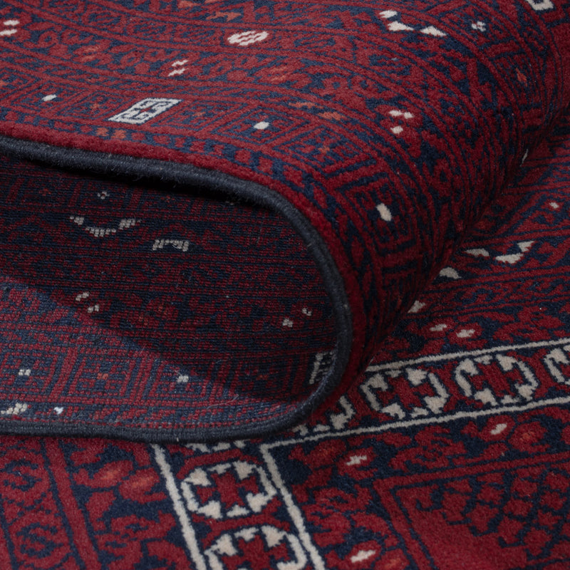 Afghan Teppich - 258 x 159 cm - rot