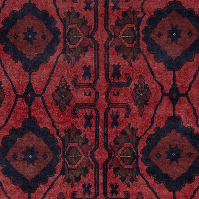 Afghan Teppich - Kunduz - 200 x 156 cm - rot