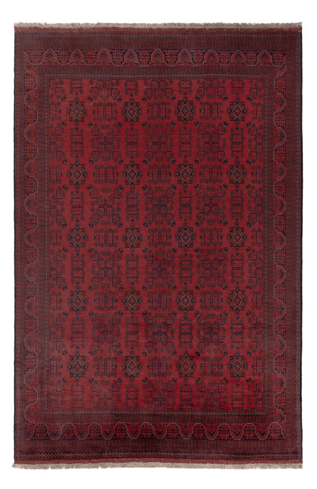 Afghan Teppich - Kunduz - 294 x 195 cm - rot
