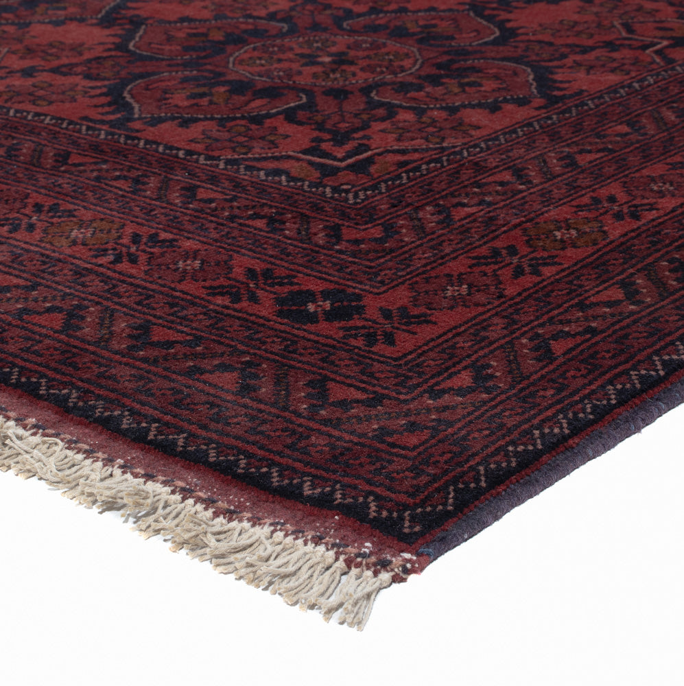 Afghan Teppich - Kunduz - 301 x 202 cm - rot