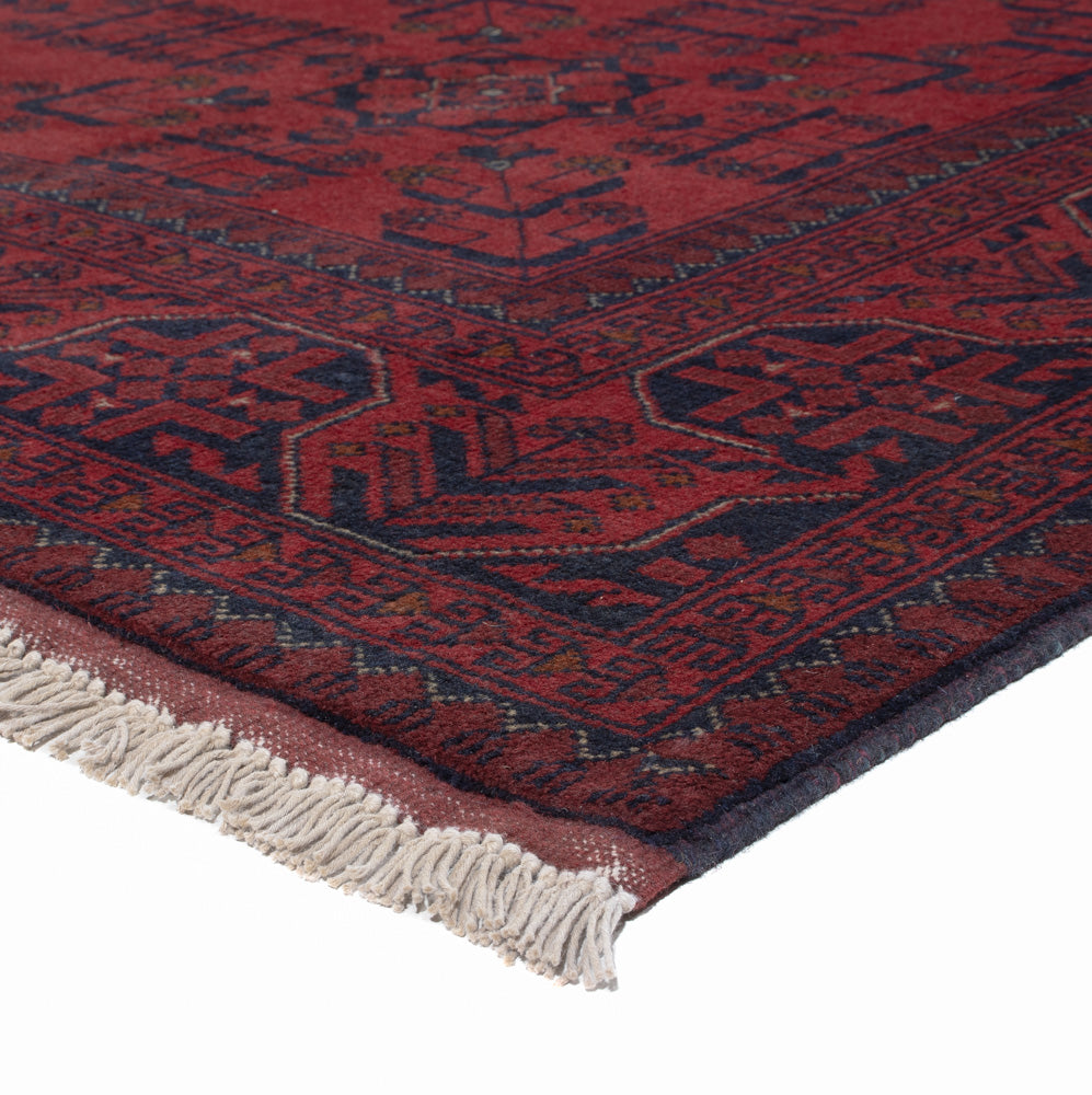 Afghan Teppich - Kunduz - 292 x 202 cm - rot