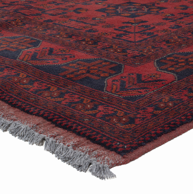 Afghan Teppich - Kunduz - 294 x 207 cm - rot