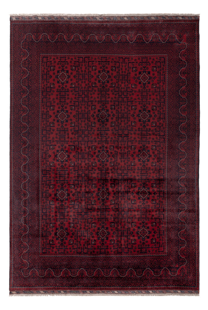 Afghan Teppich - Kunduz - 288 x 200 cm - rot