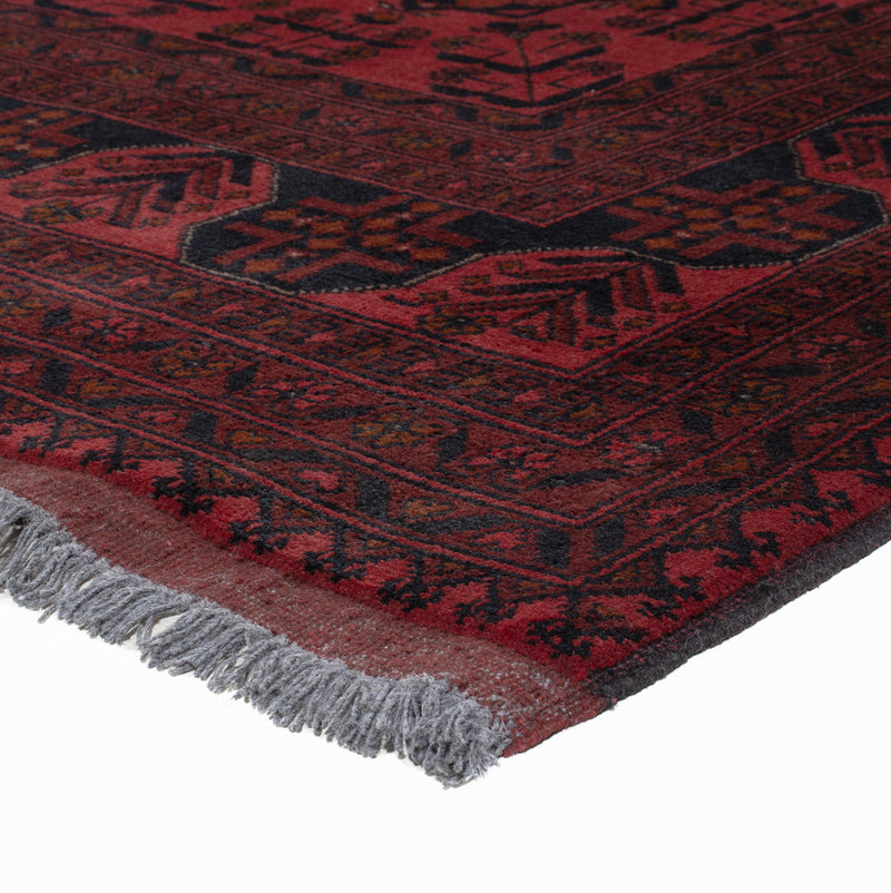 Afghan Teppich - Kunduz - 292 x 196 cm - rot