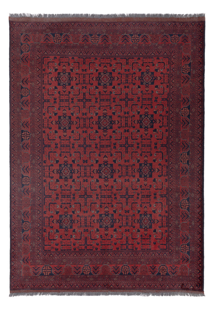 Afghan Teppich - Kunduz - 287 x 203 cm - rot