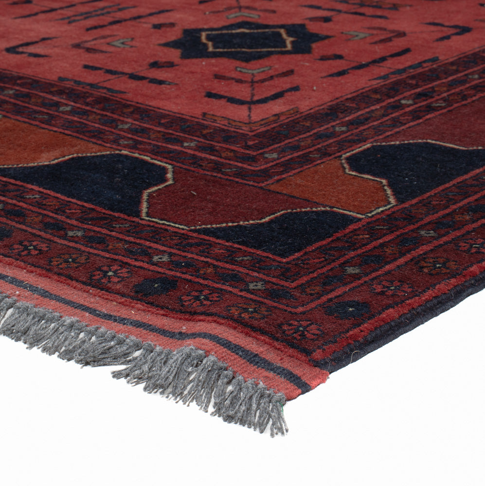 Afghan Teppich - Kunduz - 295 x 204 cm - rot