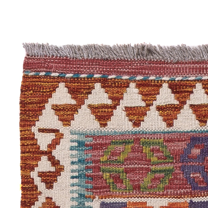 Läufer Kelim - Splash - 194 x 59 cm - mehrfarbig