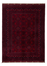 Afghan Teppich - Kunduz - 233 x 170 cm - dunkelrot