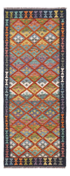 Kelim Maimene Teppich 80x204cm - Läufer / Mehrfarbig / 80 x 204 cm Läufer