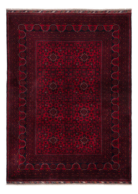 Afghan Teppich - Kunduz - 239 x 170 cm - dunkelrot