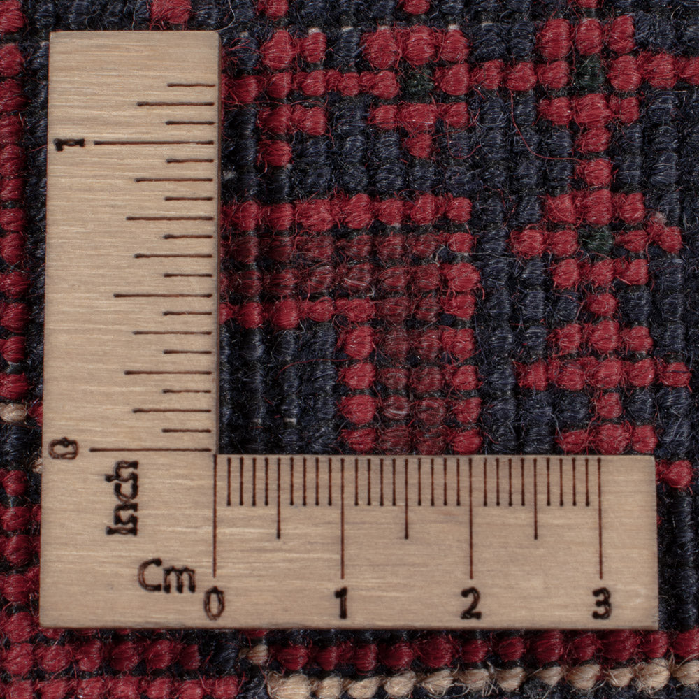 Afghan Teppich - Kunduz - 237 x 170 cm - dunkelrot