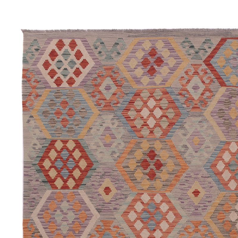 Kelim Teppich - Splash - 367 x 256 cm - mehrfarbig