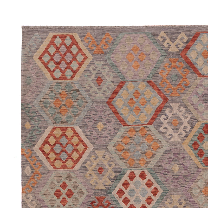 Kelim Teppich - Splash - 356 x 255 cm - mehrfarbig