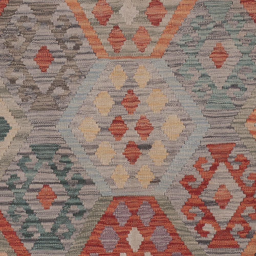 Kelim Teppich - Splash - 298 x 252 cm - mehrfarbig