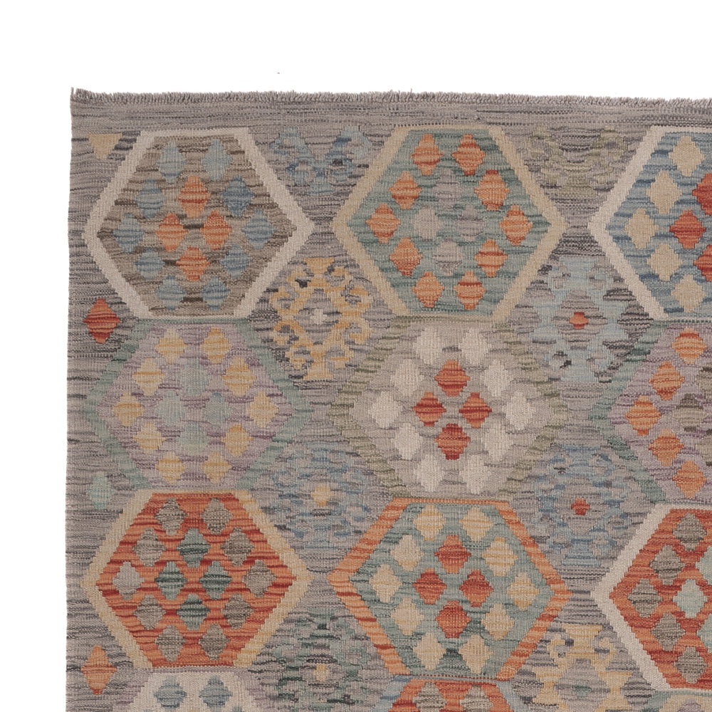 Kelim Teppich - Splash - 288 x 203 cm - mehrfarbig