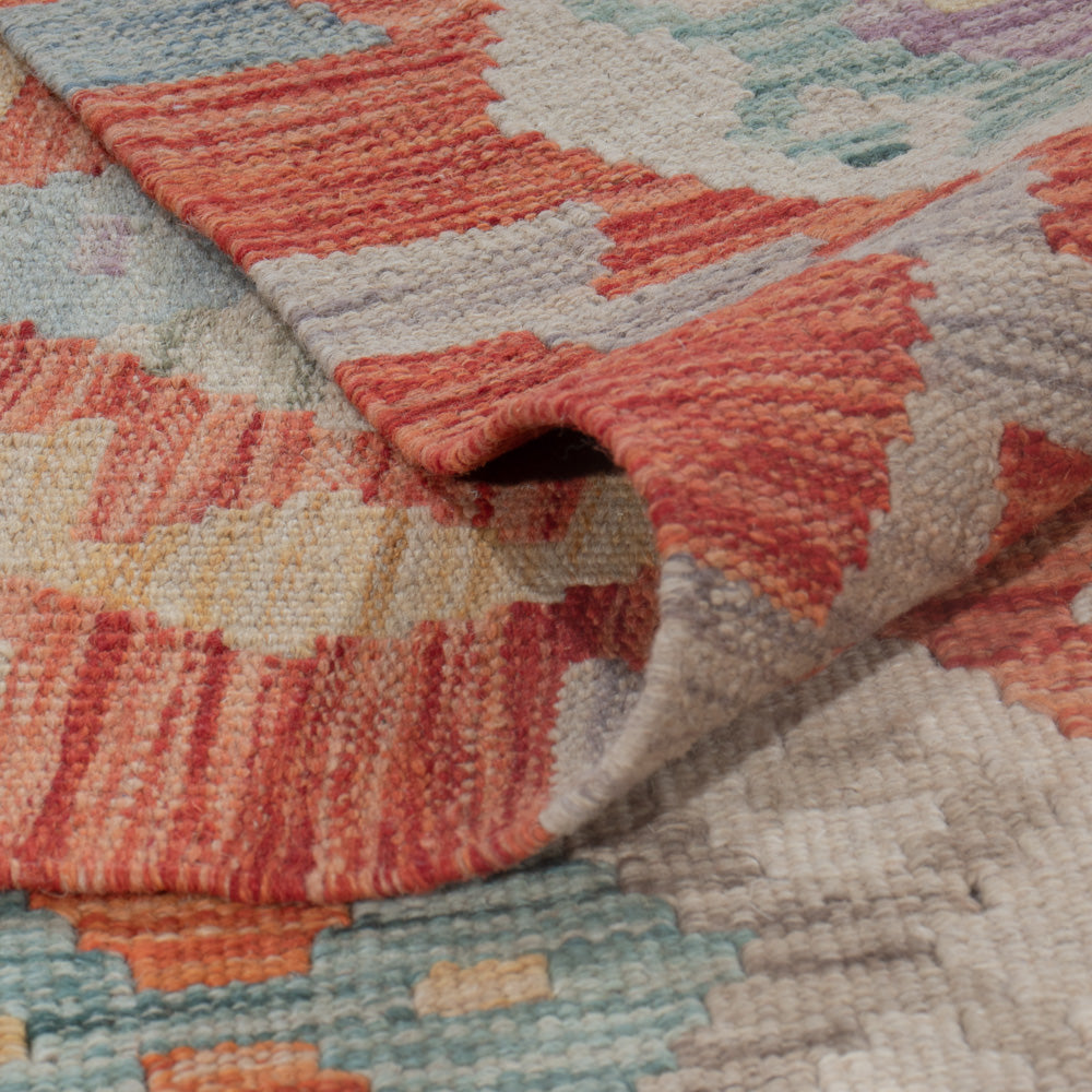 Kelim Teppich - Splash - 243 x 178 cm - mehrfarbig