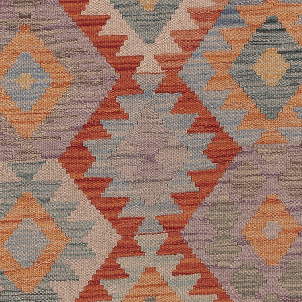 Kelim Teppich - Splash - 193 x 148 cm - mehrfarbig