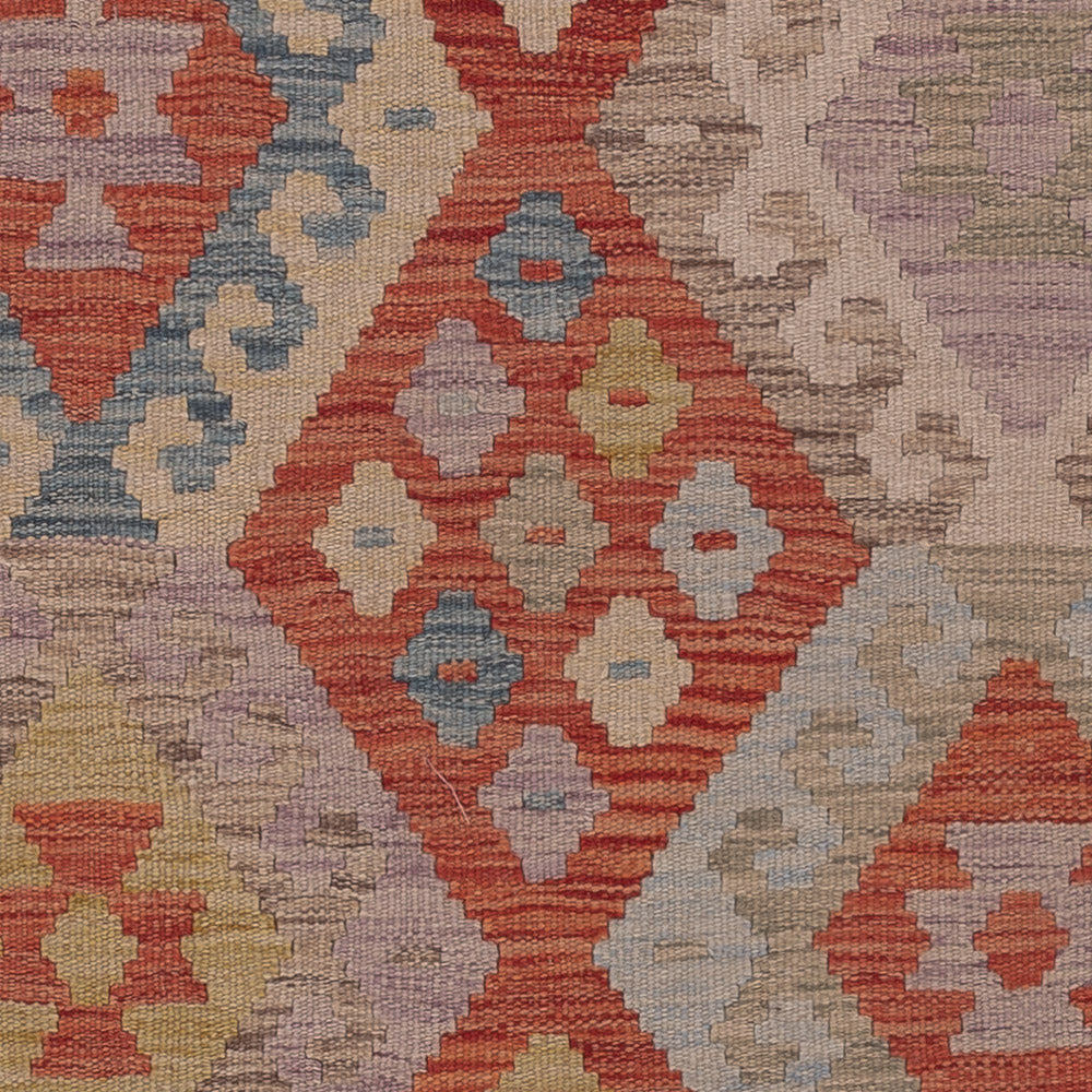 Kelim Teppich - Splash - 191 x 145 cm - mehrfarbig