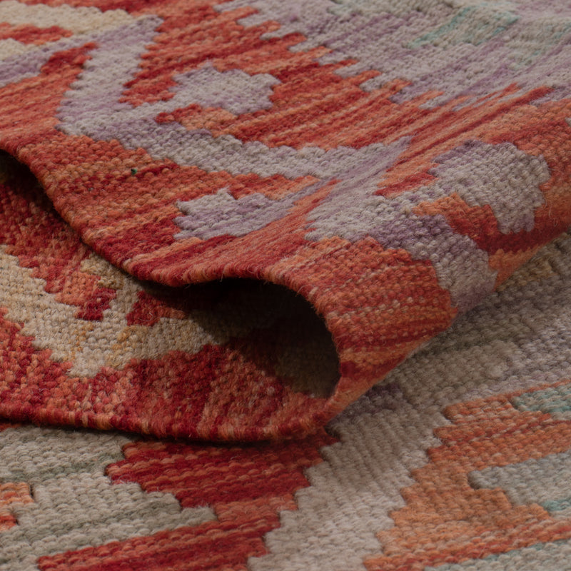 Kelim Teppich - Splash - 196 x 149 cm - mehrfarbig