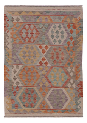 Kelim Teppich - Splash - 148 x 107 cm - mehrfarbig