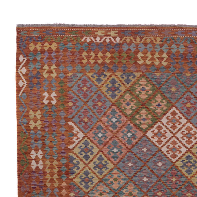 Läufer Kelim - Splash - 507 x 360 cm - mehrfarbig