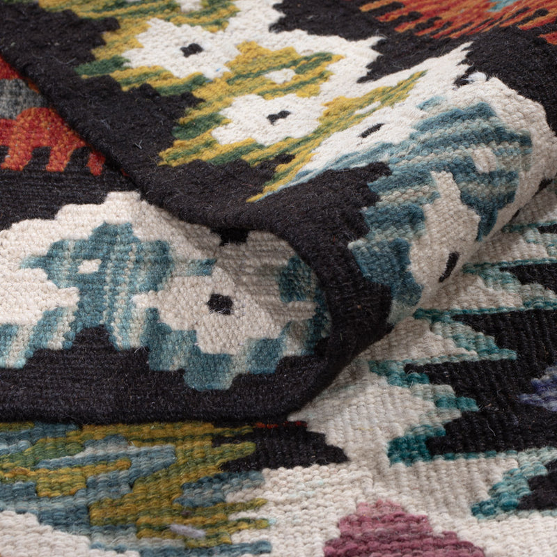 Kelim Teppich - Splash - 303 x 206 cm - mehrfarbig