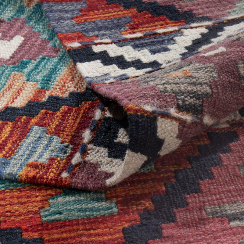 Kelim Teppich - Splash - 303 x 198 cm - mehrfarbig