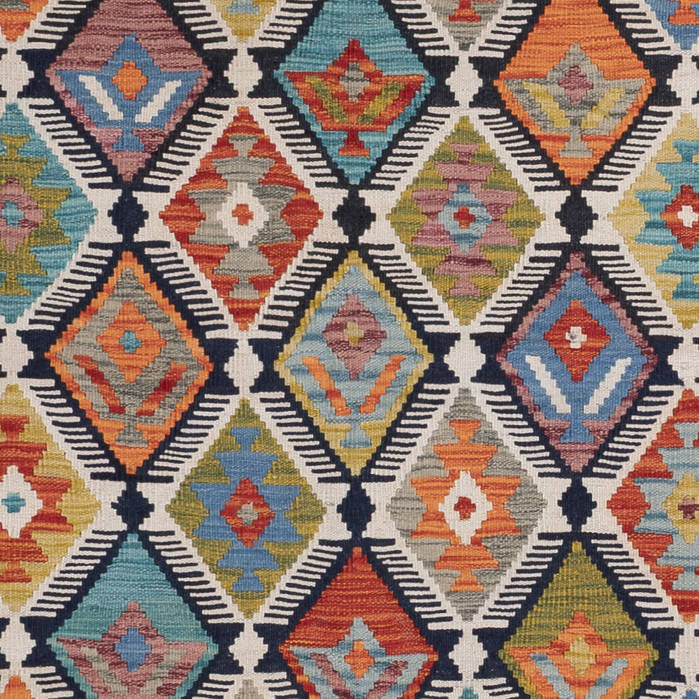 Kelim Teppich - Splash - 240 x 180 cm - mehrfarbig