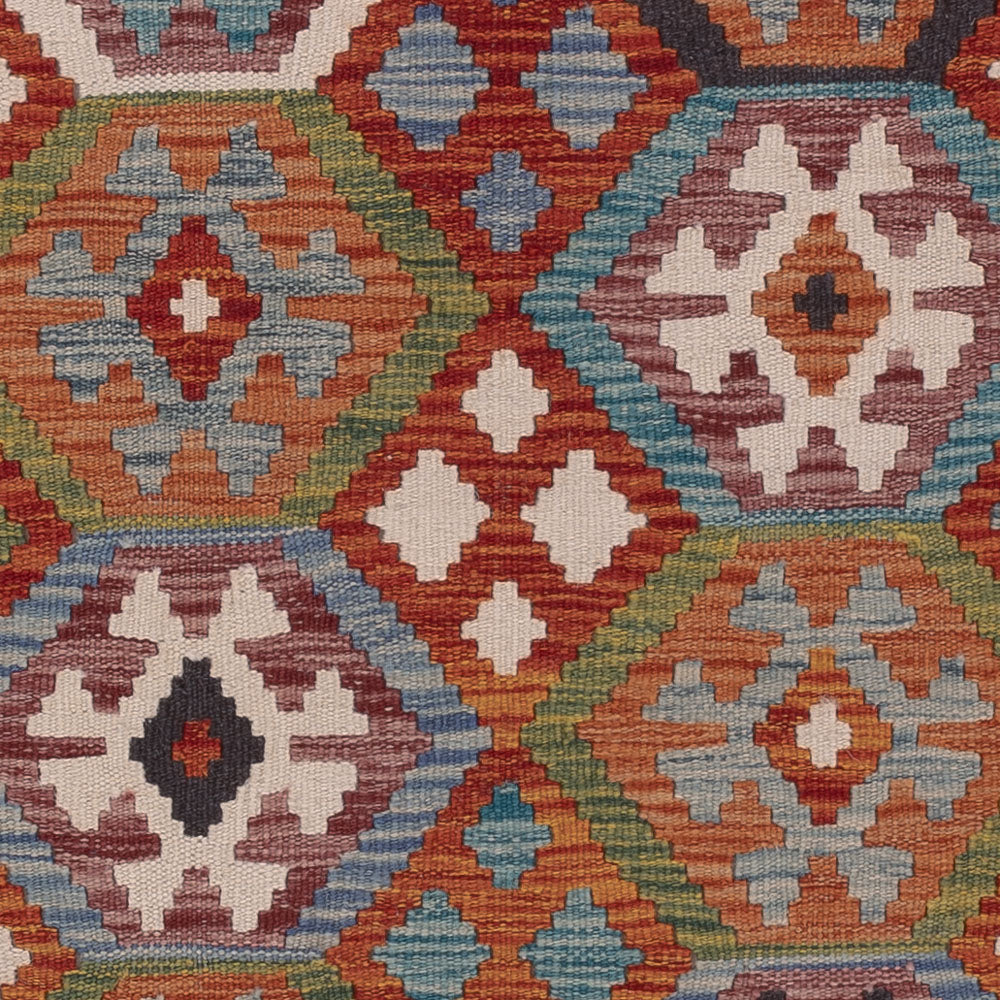 Kelim Teppich - Splash - 192 x 157 cm - mehrfarbig