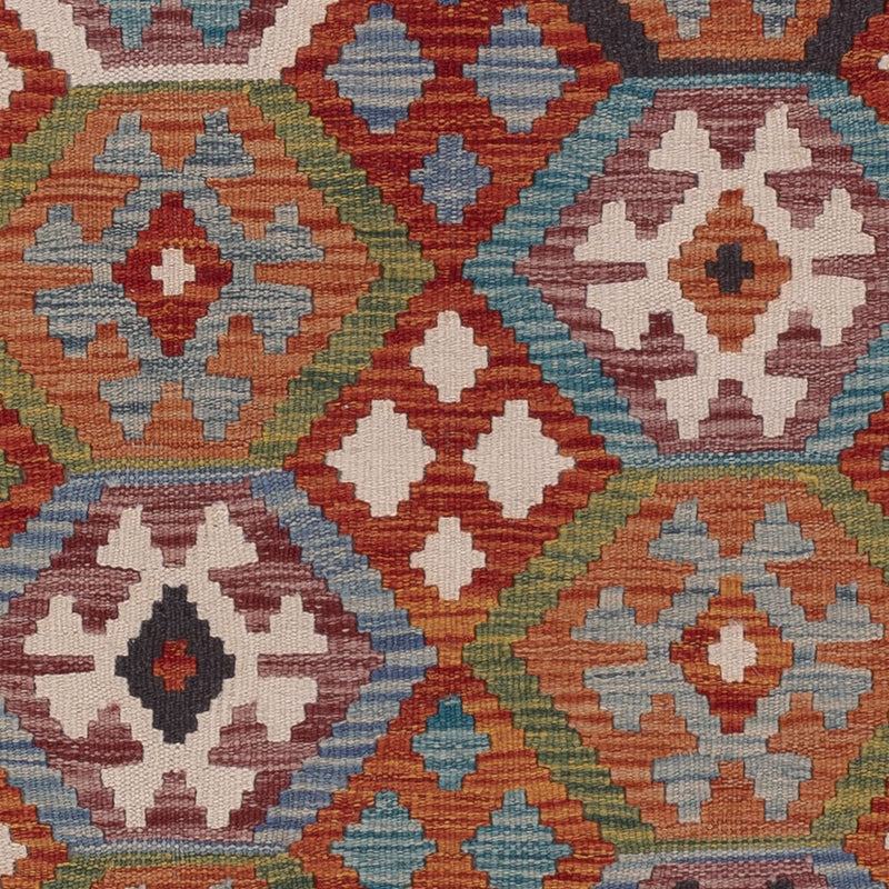 Kelim Teppich - Splash - 192 x 157 cm - mehrfarbig
