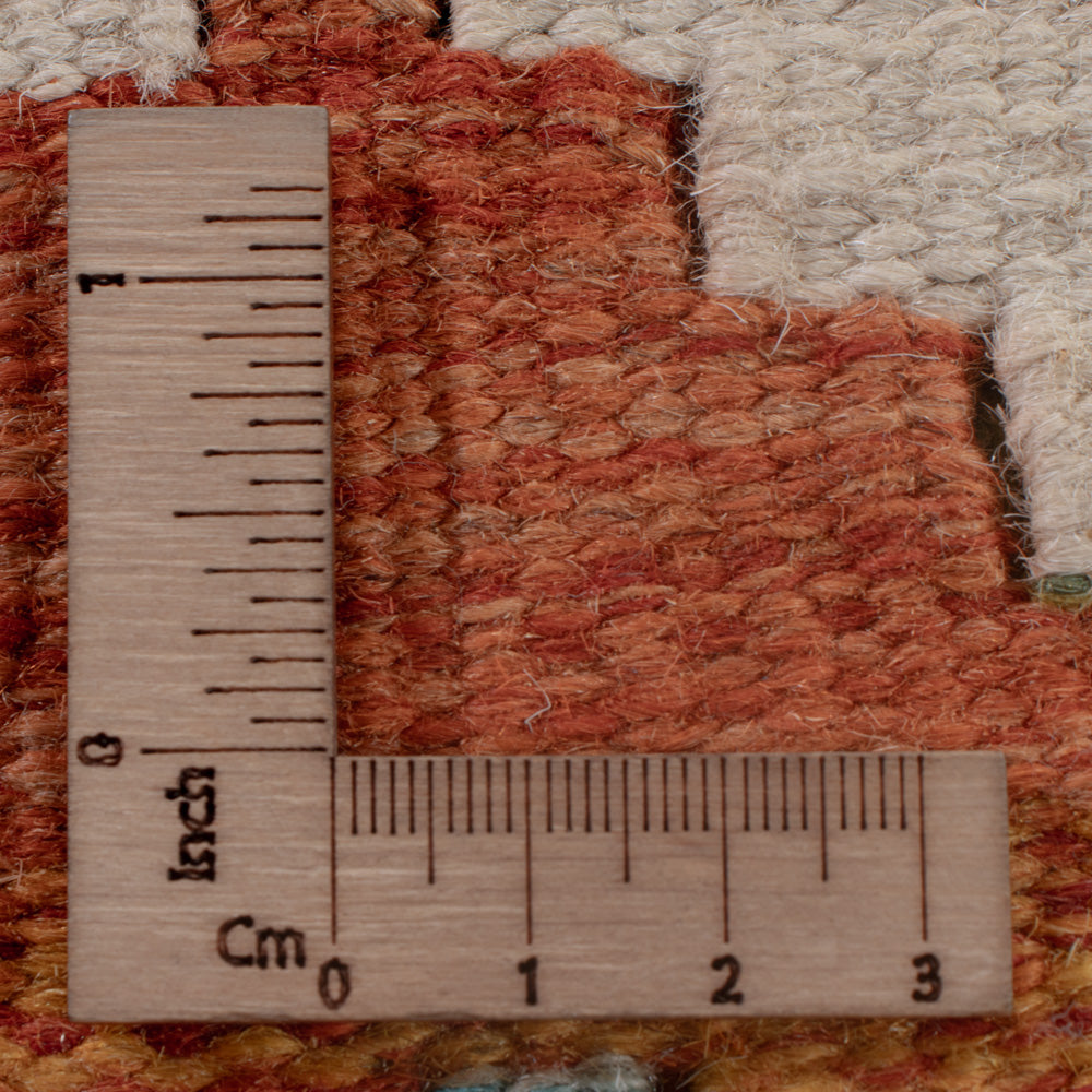 Kelim Teppich - Splash - 192 x 157 cm - mehrfarbig