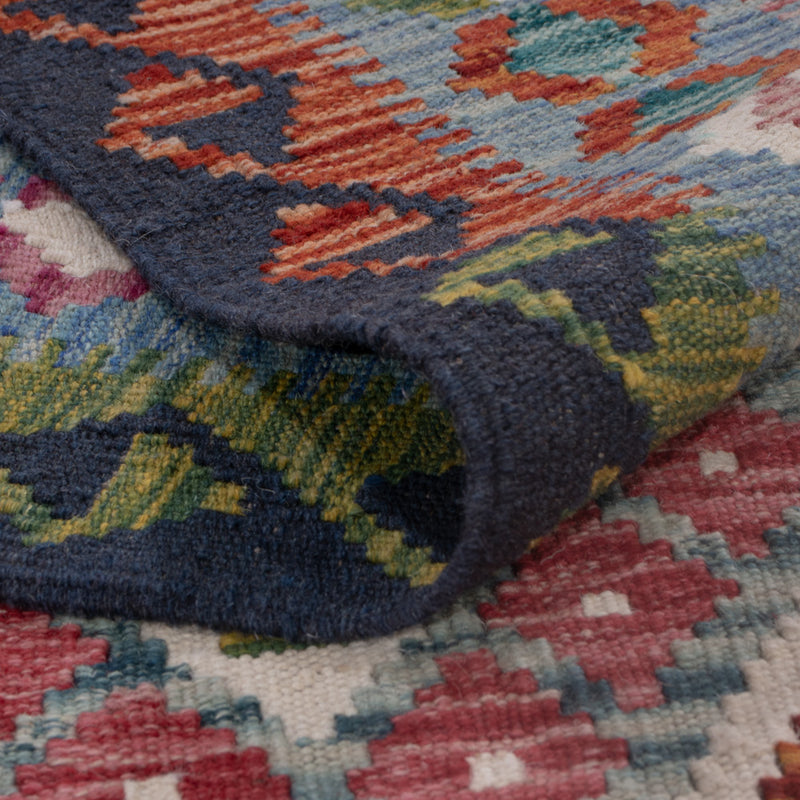 Kelim Teppich - Splash - 205 x 165 cm - mehrfarbig